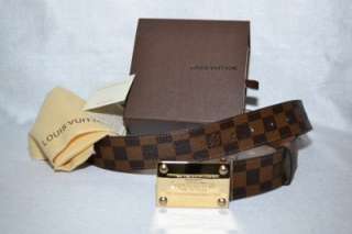 100% Authentic Louis Vuitton Damier belt  