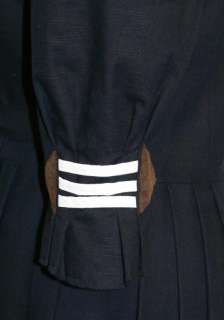 BLACK German Dirndl Long COTTON Summer Tie DRESS 14 L  