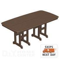 Polywood Nautical 37x72 Dining Table   100% Recycled 845748008297 