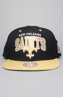 Mitchell & Ness The NFL Arch Snapback Hat in Black Gold  Karmaloop 