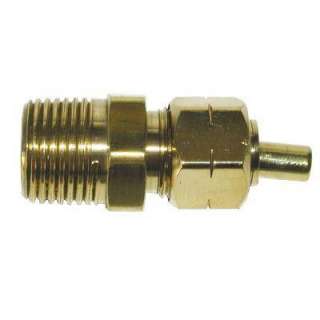   In. X 3/8 In. Brass Compression X MPT Adapter A 323 