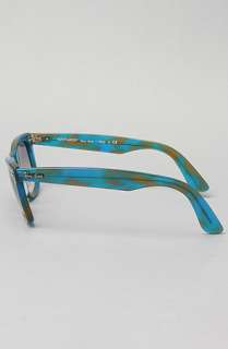 Ray Ban The 50mm Original Wayfarer Sunglasses in Azure Twirl 