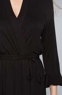 Betsey Johnson The Luscious Lite Robe in Raven Black  Karmaloop 