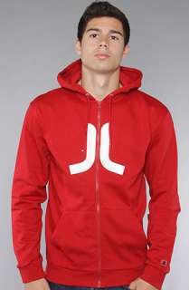 WeSC The Icon Zip Up Hoody in Chili Pepper  Karmaloop   Global 