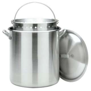   Classic120 Qt. Aluminum Stockpot with Perforated Basket and Vented Lid