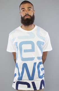 WeSC The WeSC Logo Biggest Tee in White  Karmaloop   Global 