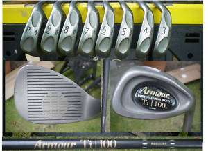 Tommy Armour Ti 100 Titanium Golf Irons 3 P Reg A+++++  