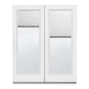   French Patio Door With Tilt and Raise Blinds H37797 