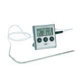 Gefu 21840 Digitales Bratenthermometer mit Timer Tempere