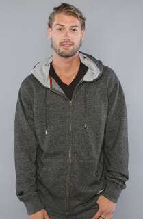 Analog The Android Zip Up Hoody in Dark Charcoal  Karmaloop 