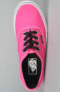 Vans Footwear The Authentic Sneaker in Pink  Karmaloop   Global 