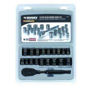 Husky 19 Piece Chrome Socket Set 71552 