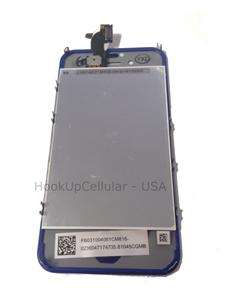 iPhone 4S Dark Blue Color Conversion Kit   Digitizer Glass Touch 