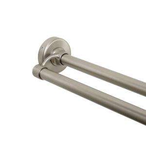 Double Shower Rod in Brushed Nickel 36601BN04 