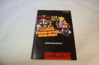 Super Mario RPG SNES Ultimate Bundle w/ Nintendo Power Poster and 