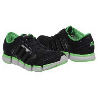 Athletics adidas Mens Oscillation Black/ Green Shoes 
