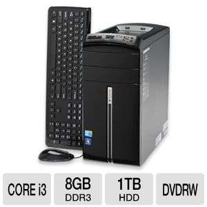 Gateway DX4840 11e Refurbished Desktop PC   Intel Core i3 550 3.2GHz 