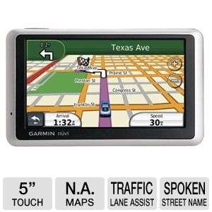 Garmin 1450LMT Nuvi GPS   5 Touch Screen Display, Multiple Point 
