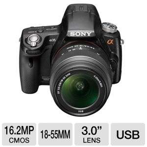 Sony SLTA35K DSLR Camera   16.2 Exact Megapixels, 3.0 LCD, 1920 x 1080 