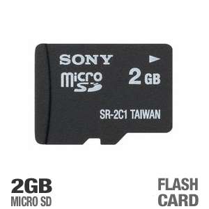 Sony SR2A1 2GB MicroSD Flash Card   2GB, Micro SD 