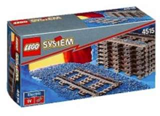 LEGO System 4515 Eisenbahn 8 Gerade Gleisstücke