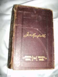 1881 Life of President James Garfield Book  