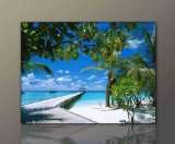 Leinwandbild günstig & modern (Amazing_Beach_2 60x80cm) Strand Sonne 