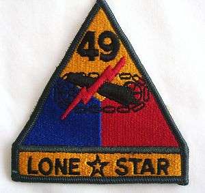   ARMORED DIVISION LONE STAR PATCH SSI U.S. ARMY   FULL COLORFA12 1