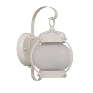Glomar Onion Wall Mount Outdoor White Light Fixture HD 3941 at The 