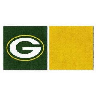 TrafficMaster Green Bay Packers Carpet Tile 18 In. X 18 In. (45 Sq. Ft 