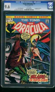 Tomb of Dracula #10 CGC 9.6 White Pages First Appearance of Blade 
