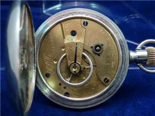 Early Serial Number Waltham Broadway 1877 Antique Pocket Watch  