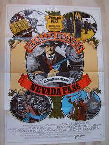 NEVADA PASS   Charles Bronson   Filmplakat A1   WESTERN  