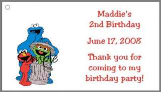 Personalized SESAME STREET Favor Items  