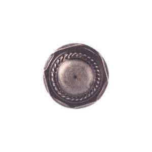 Richelieu Hardware Traditional Wrought Iron Rope Inlay 1 1/4 In. Knob 