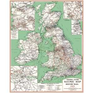 Railway Grouping System Map of the British Isles 1923 (Rolle  