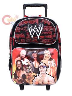 WWE Wrestling School Rolling Backpack /Roller Bag 16 L  