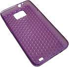 Samsung Galaxy S2 i9100 Schutzhülle   Lila   Softcover Bumpercase 