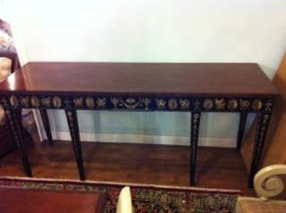 HENREDON Figural Mahogany Console Table or Sideboard   BRAND NEW 