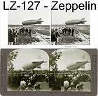 20 seltene Stereofotos Graf Zeppelin LZ127 Hugo Eckener
