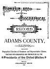 ADAMS COUNTY, ILLINOIS Genealogy History * QUINCY, IL *  