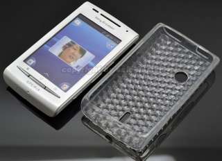Sony Ericsson Xperia X8 Silikon Case Tasche Schutzfolie  
