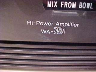 PANASONIC WA 750 power amplifier used works  