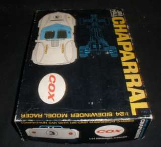   Chaparral with box 1/24 scale slot car Fixer upper project car  