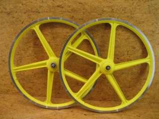 26er Speichen Laufradsatz aus Aluminium gelb in Niedersachsen   Vechta 