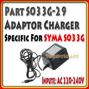    29 AC/DC Adaptor Charger 220V RC Helicopter S033G Spare Part  