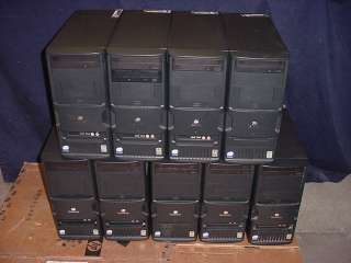 Lot of 9 Gateway E 4610D Core 2 Duo 2.13GHz 2GB 80GB  