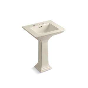 KOHLER Memoirs Pedestal Lavatory with Stately Design and 8 in. Centers 