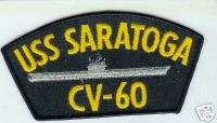 USS SARATOGA patch CV 60  