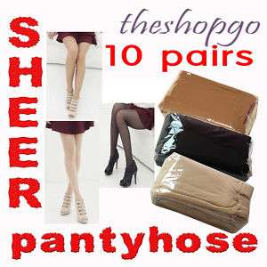 theshopgo 10 PAIRS Bundle Nylon Stocking Pantyhose  